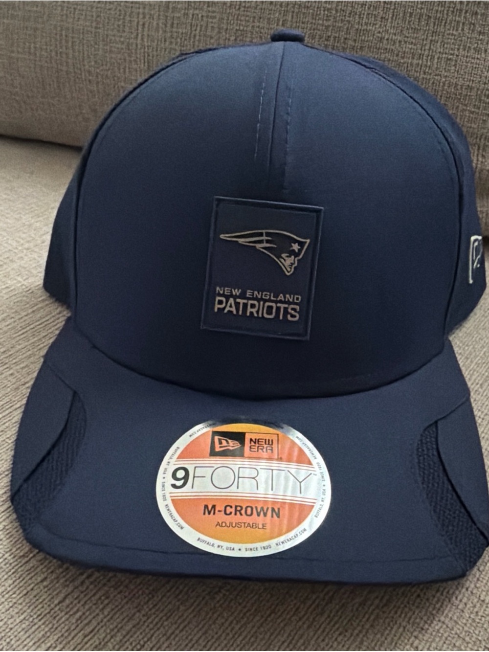 NFL Navy Performance Team Cap with Tricolor Detail